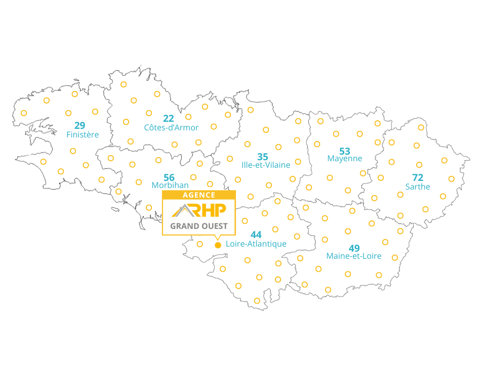 Carte RHP Grand Ouest